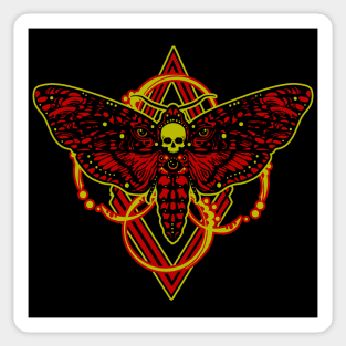 Death Head Hawk-Moth Sticker